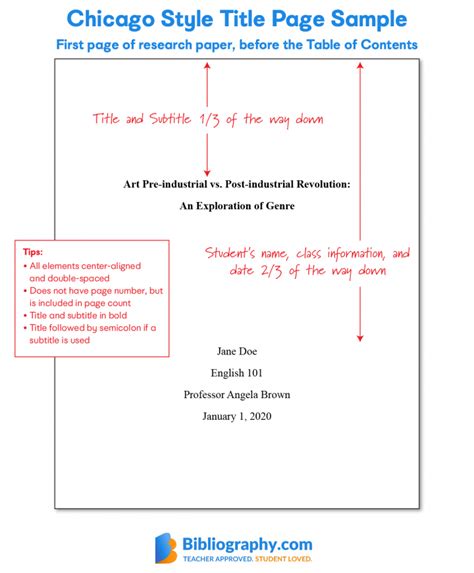 Chicago Template Google Docs