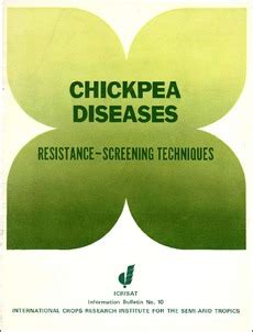 Chickpea Diseases : Resistance Screening Technics Doc