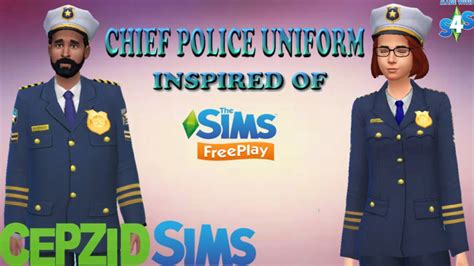 Chief Police Uniform The Sims 4 Catalog
