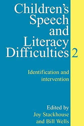 Children's Speech and Literacy Difficulties Identification and Inte PDF