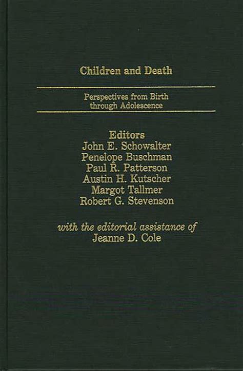 Children and Death Perspectives from Birth Through Adolescence PDF