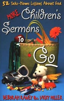 Children s Sermons To Go 52 Take Home Lessons about God