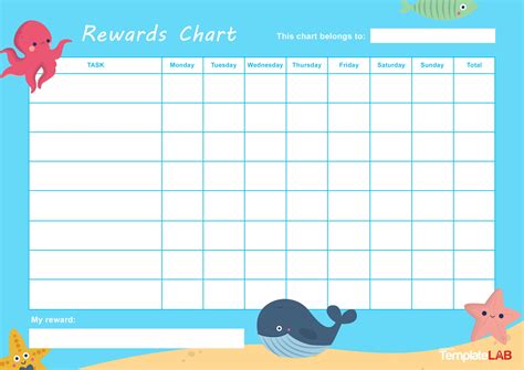 Childrens Reward Chart Printable