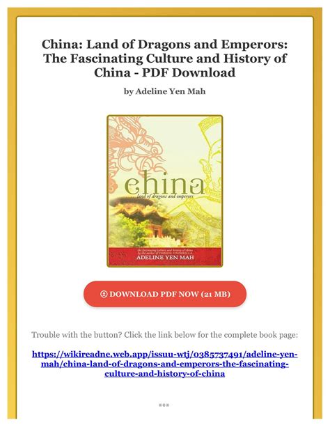 China Land of Dragons and Emperors The Fascinating Culture and History of China