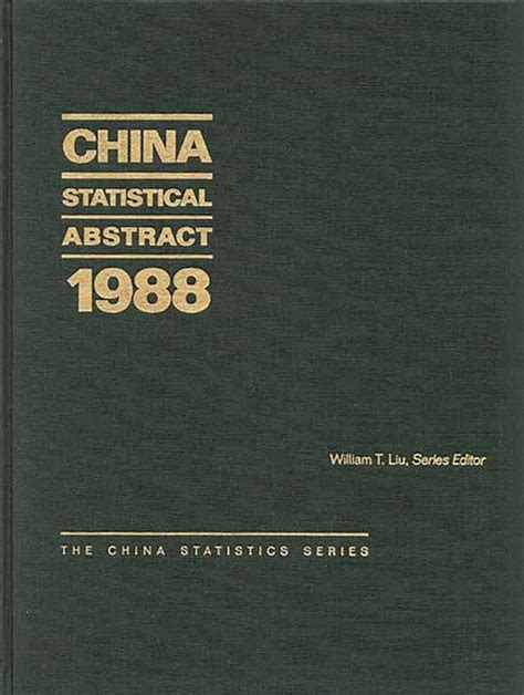 China Statistical Abstract 1988 Doc