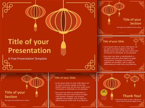 Chinese New Year Slide Template