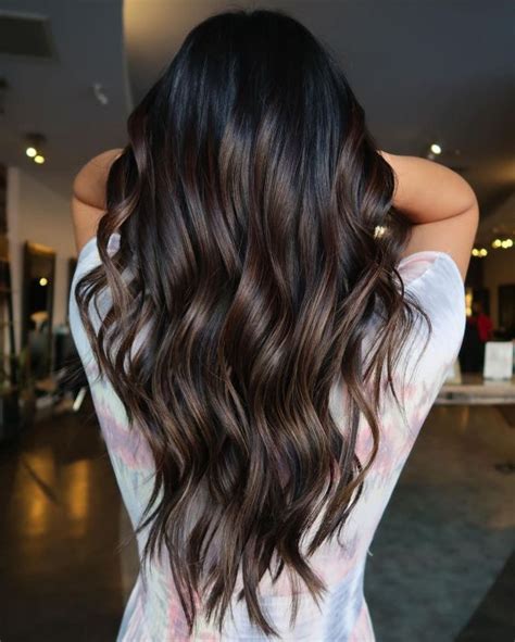 Chocolate Brown Highlights on Black Hair: 30 Stunning Ideas