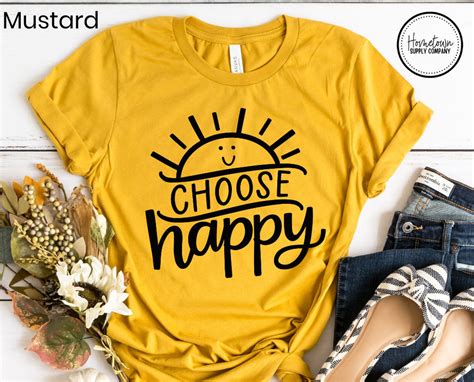 Choose Happy Shirt: A Customizable Expression of Positivity