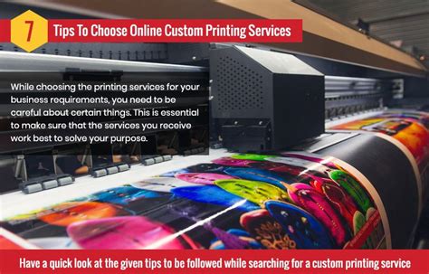 Choose a Custom Printing Service: