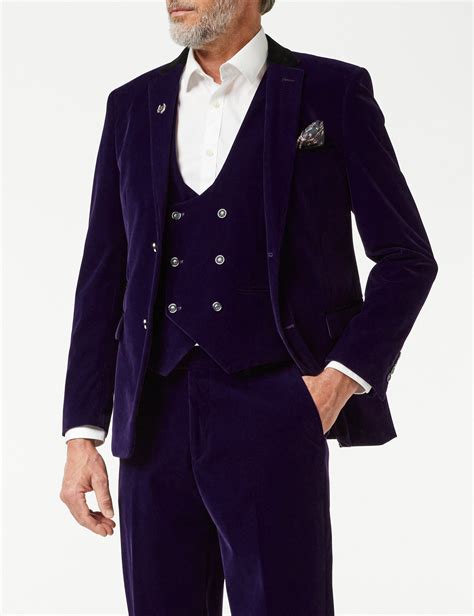 Choose a Purple Velvet Suit: