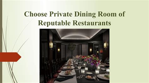 Choose a Reputable Restaurant: