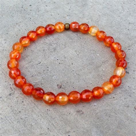 Choose a bracelet with genuine carnelian: