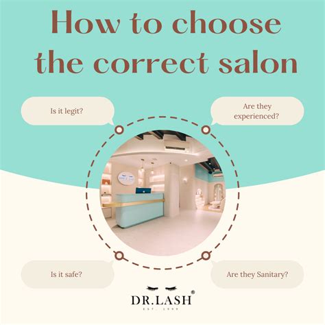 Choose a reputable salon: