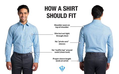 Choose a shirt that fits you well.