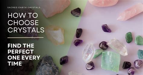 Choose crystals: