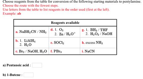 Choose from the following materials: