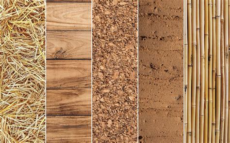 Choose natural materials: