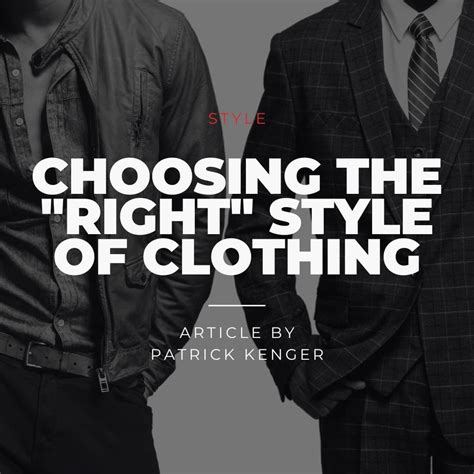 Choose the Right Style