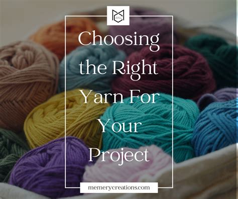 Choose the Right Yarn: