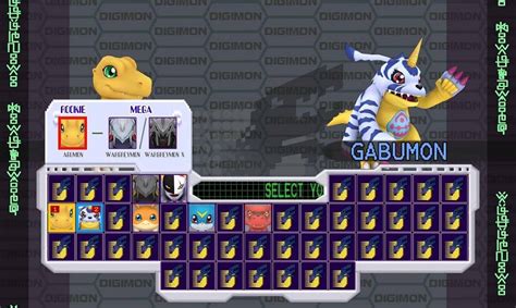 Choose the right Digimon: