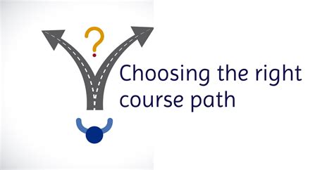 Choose the right course: