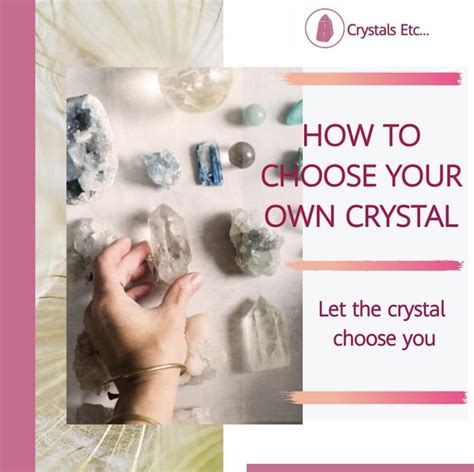 Choose the right crystals.