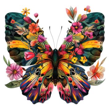 Choose vibrant, colorful butterfly clips: