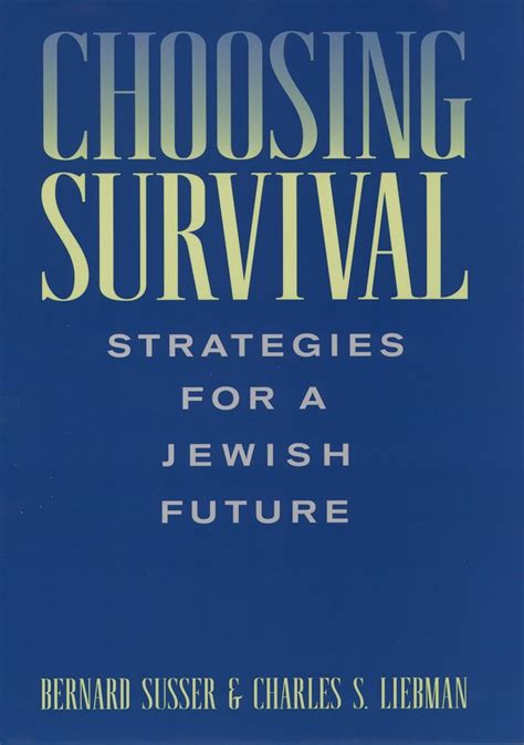 Choosing Survival Strategies for a Jewish Future PDF