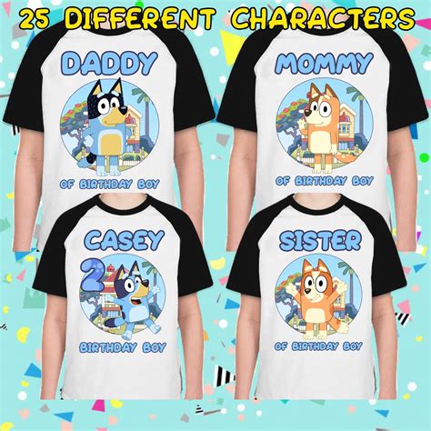 Choosing the Perfect Bluey Birthday Shirt