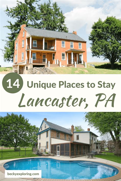 Choosing the Perfect Place to Stay in Lancaster