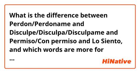 Choosing the Right Apology: Perdón vs Disculpe