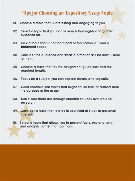 Choosing the Right Expository Writing Topic