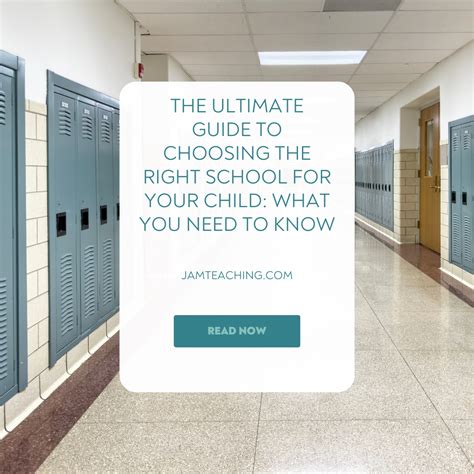 Choosing the Right School for Your Needs