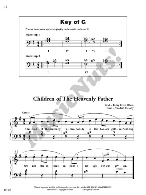 ChordTime Piano Hymns Level 2B PDF