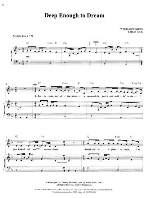 Chris Rice Short Term Memories Medium Voice Range Sheet Music Kindle Editon