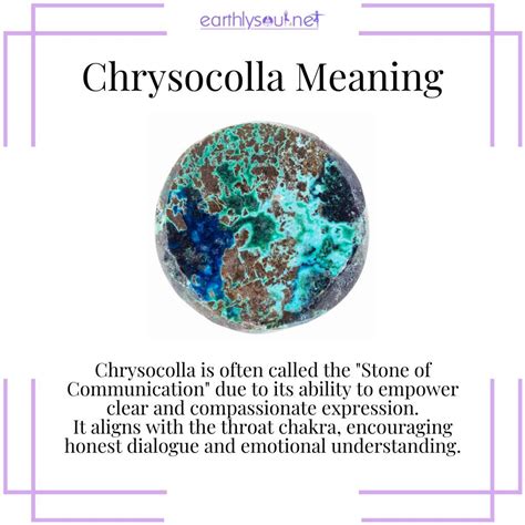 Chrisocolla: The Stone of Communication and Insight