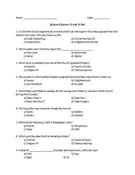 Christ Our Life Grade 8 Test Answer PDF