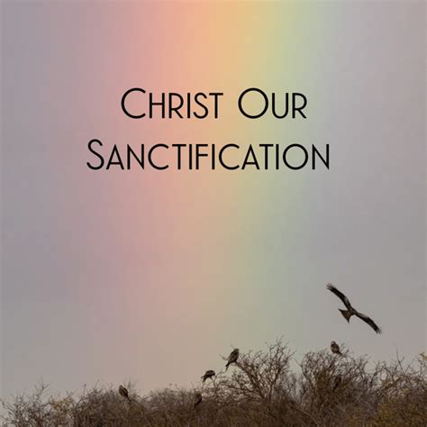 Christ our sanctification Reader