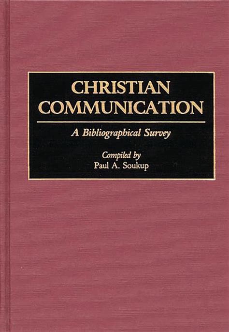 Christian Communication A Bibliographical Survey Doc