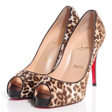 Christian Louboutin's leopard shoes