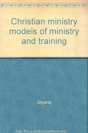 Christian Ministry Models of Ministry and Training PDF