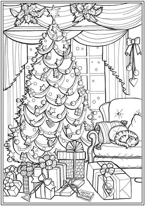 Christmas Coloring Pages Printable Adult