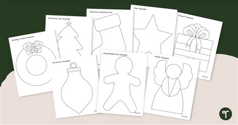 Christmas Cut Out Templates