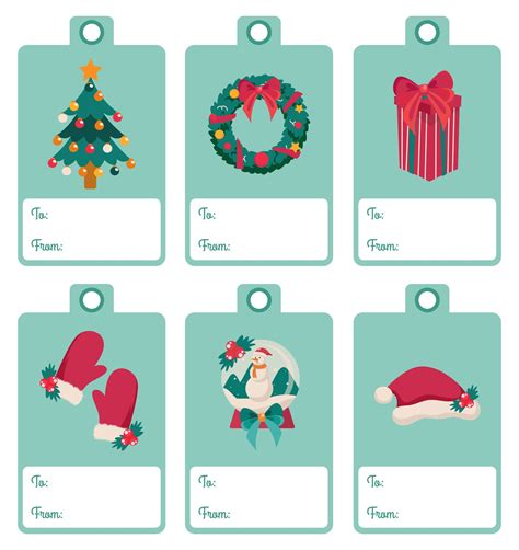 Christmas Gift Tags Template