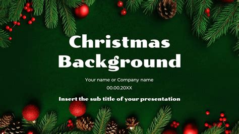 Christmas Ppt Templates