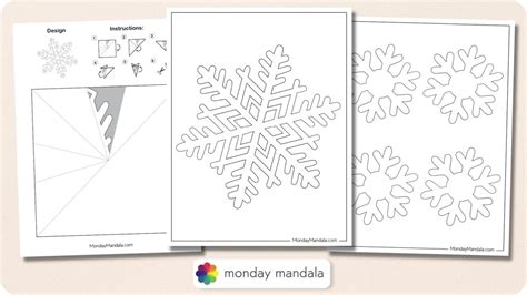 Christmas Snowflake Template