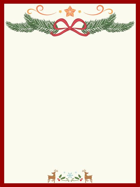 Christmas Stationery Templates