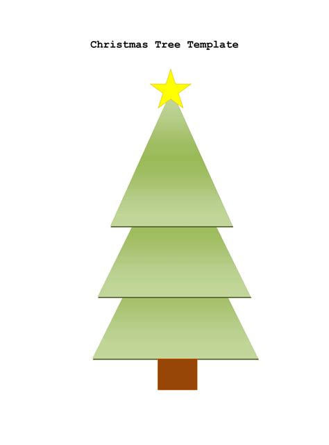 Christmas Tree Templates Free Download