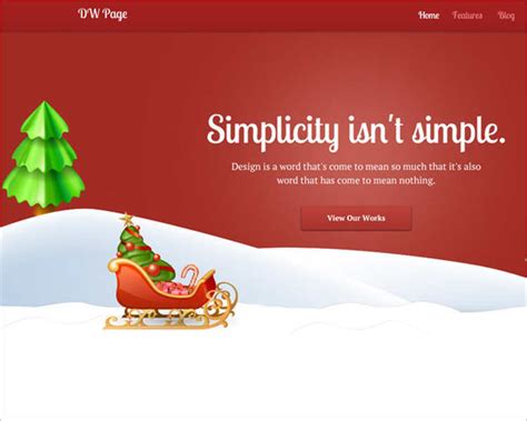 Christmas Website Template