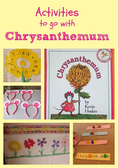 Chrysanthemum Free Printable Activities